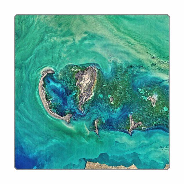 Teppich - NASA Fotografie Kaspisches Meer