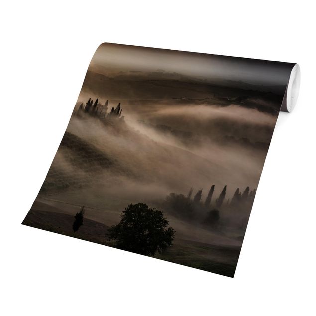 Fototapete selbstklebend Nebelwellen