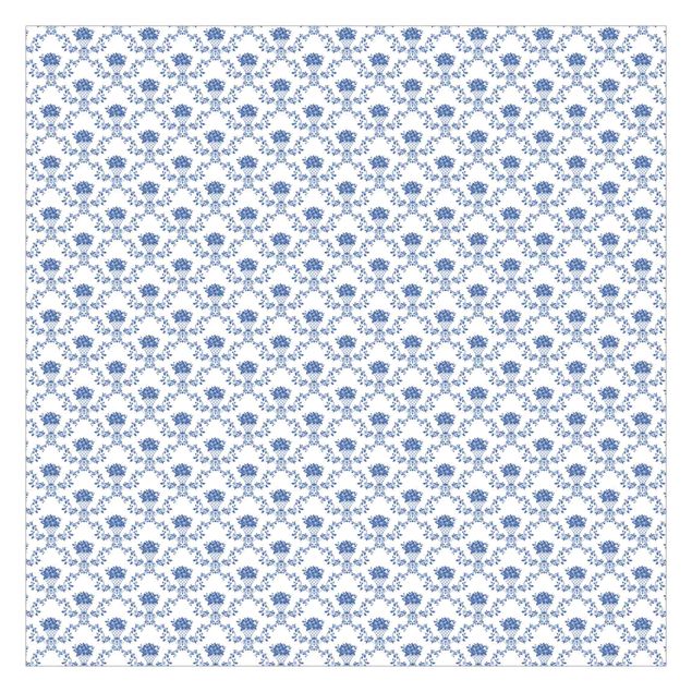 schöne Tapeten No.RS9 Blumenkorb Blau Layout