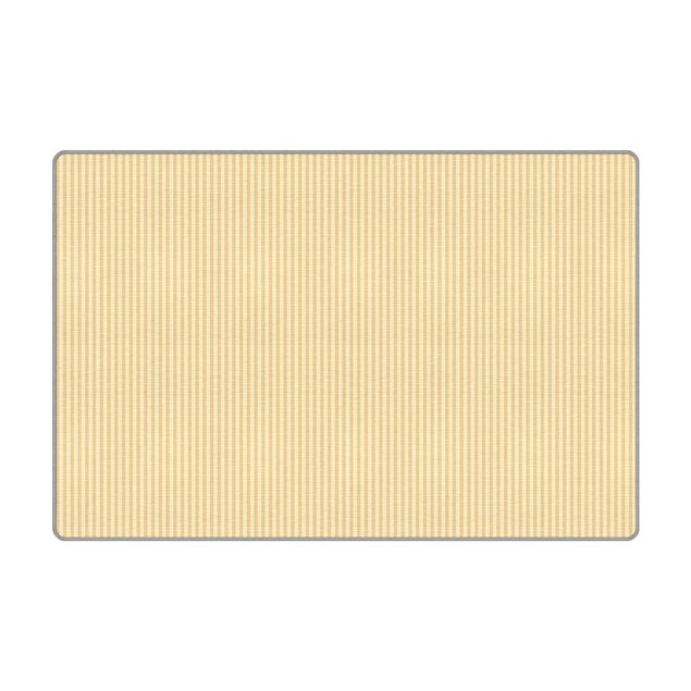 Teppich - No.YK46 Streifen Gelb Beige