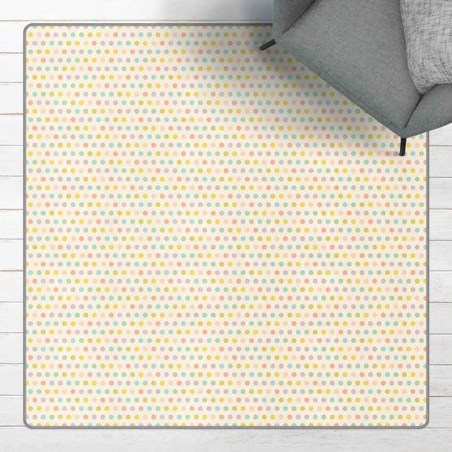 Moderne Teppiche No.YK61 Punkte Pastell
