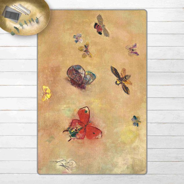 Bunte Teppiche Odilon Redon - Bunte Schmetterlinge