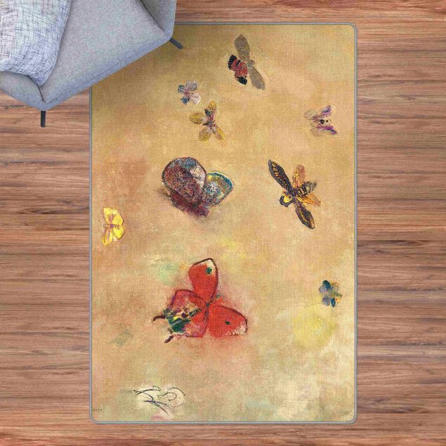 Große Teppiche Odilon Redon - Bunte Schmetterlinge