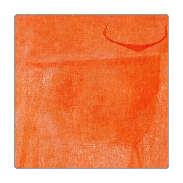 Teppich - Oranger Stier