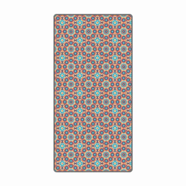 Teppich - Orientalisches Muster mit bunten Blumen