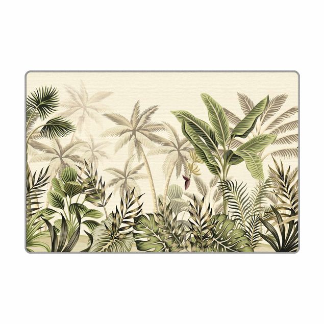 Teppich - Palmen im Dschungel