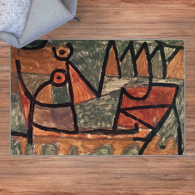 Teppiche groß Paul Klee - Bootsfahrt