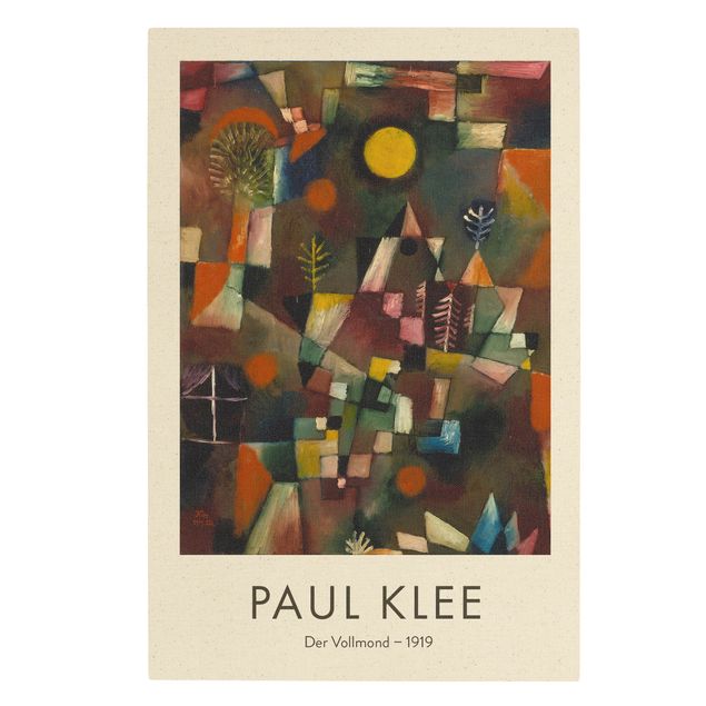 schöne Leinwandbilder Paul Klee - Der Vollmond - Museumsedition