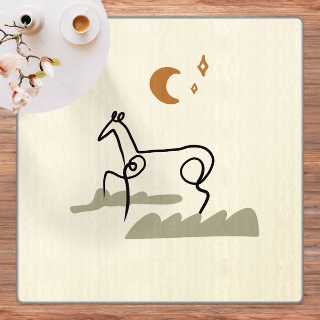 Große Teppiche Picasso Interpretation - Das Pferd