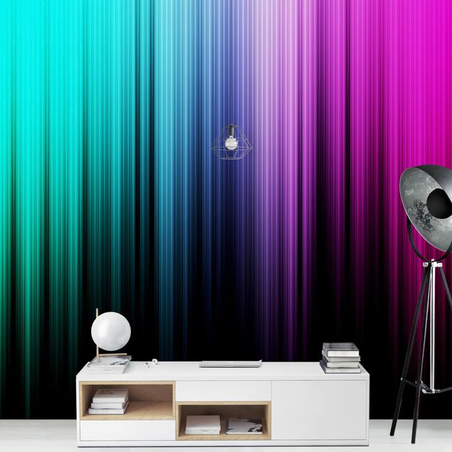 Design Tapeten Rainbow Display