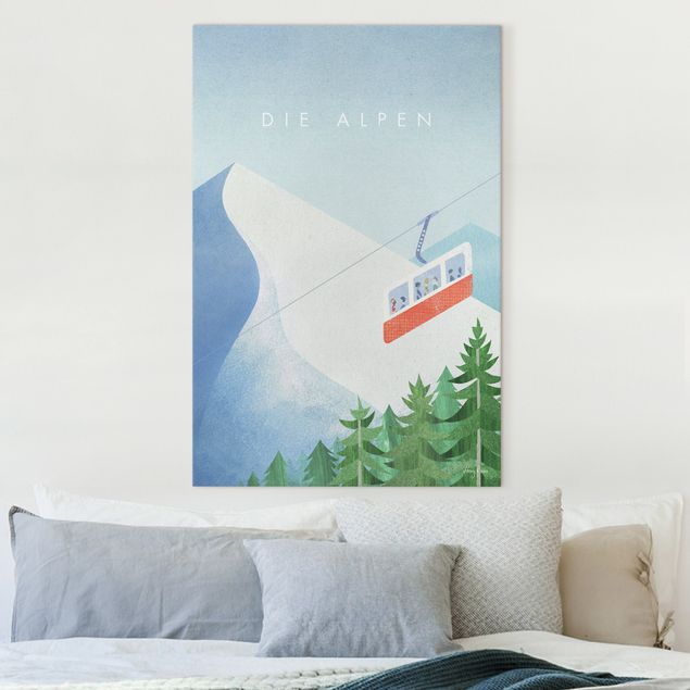 Leinwandbilder Naturmotive Reiseposter - Alpen