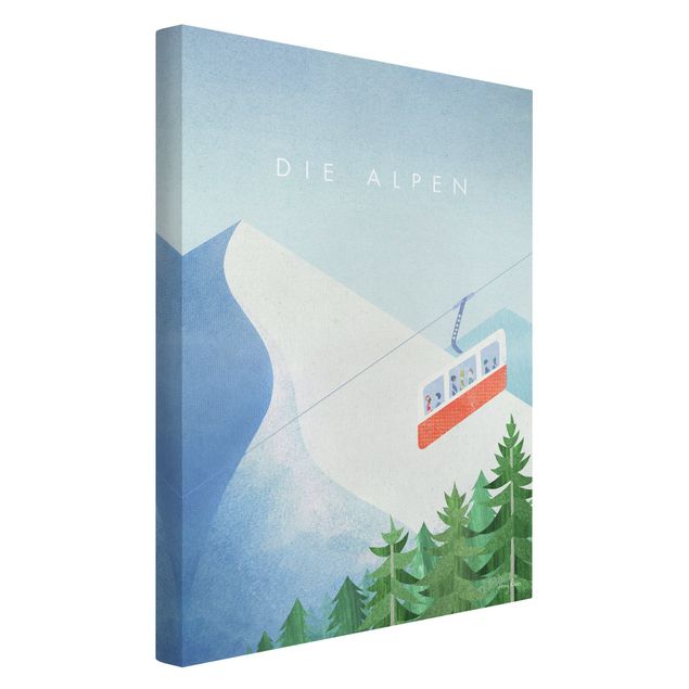 Henry Rivers Prints Reiseposter - Alpen