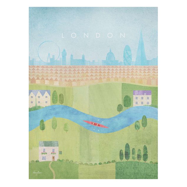 Leinwandbilder kaufen Reiseposter - London II