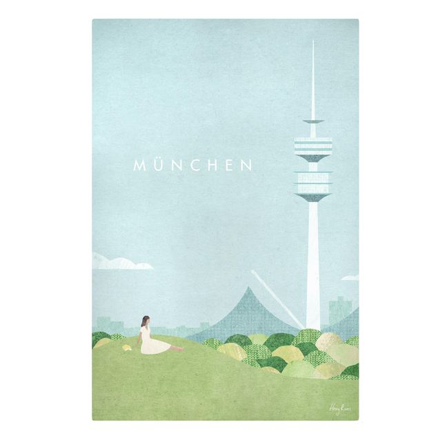 Wandbilder Reiseposter - München