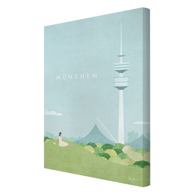 Leinwandbilder kaufen Reiseposter - München