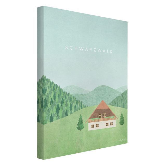 Henry Rivers Poster Reiseposter - Schwarzwald
