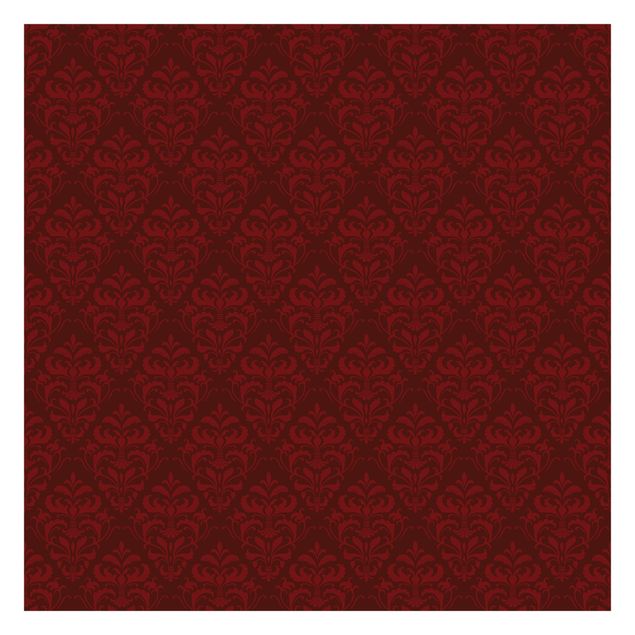 Pattern Design Roter Französischer Barock