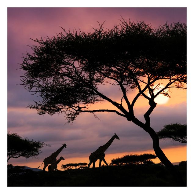 Tapete selbstklebend Safari in Afrika