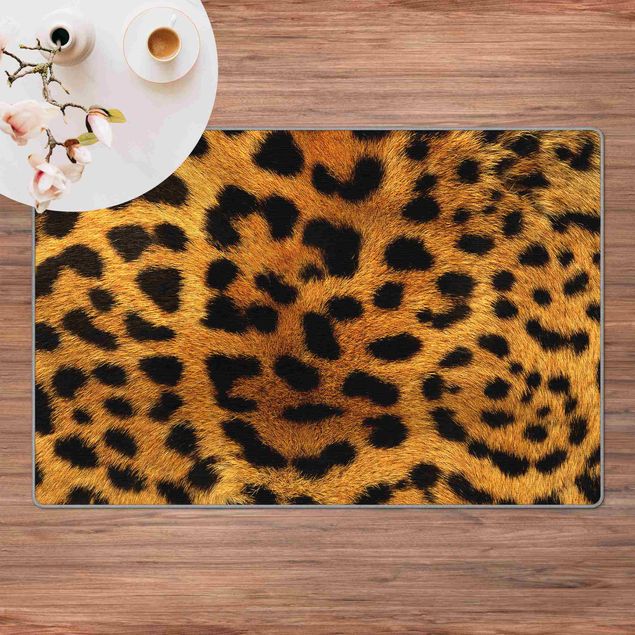 Teppich braun Servalkatzenfell
