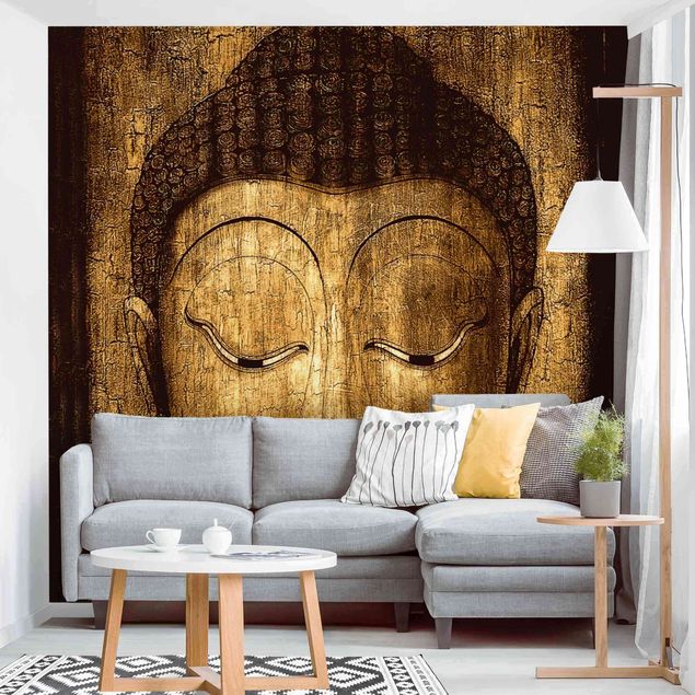 Tapete orientalisch Smiling Buddha