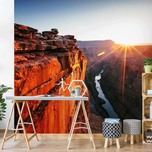 Design Tapeten Sonne im Grand Canyon