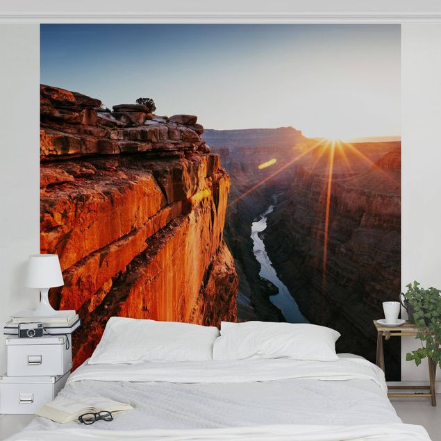 Fototapete Stadt Sonne im Grand Canyon