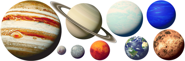 Wandtattoo - Sonnensystem mit Planeten