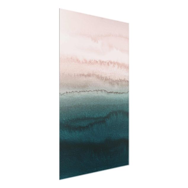 Glas Wandbilder Spiel der Farben Meeresrauschen