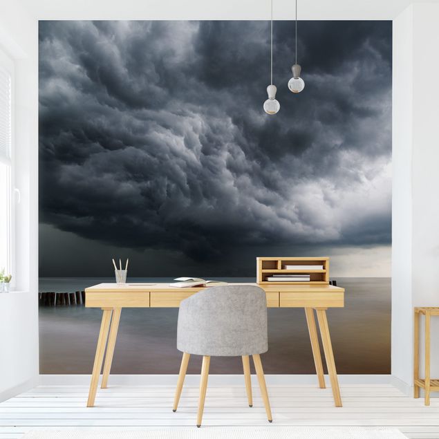 Design Tapeten Sturmwolken über der Ostsee