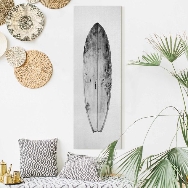 Vintage Leinwandbilder Surfboard