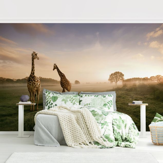 Design Tapeten Surreal Giraffes