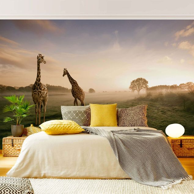 Fototapete Natur Surreal Giraffes