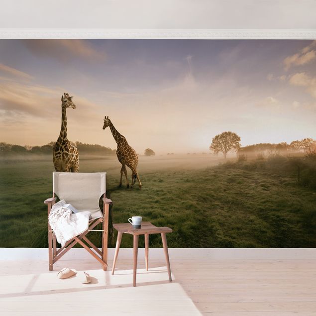 Fototapete Tiere Surreal Giraffes