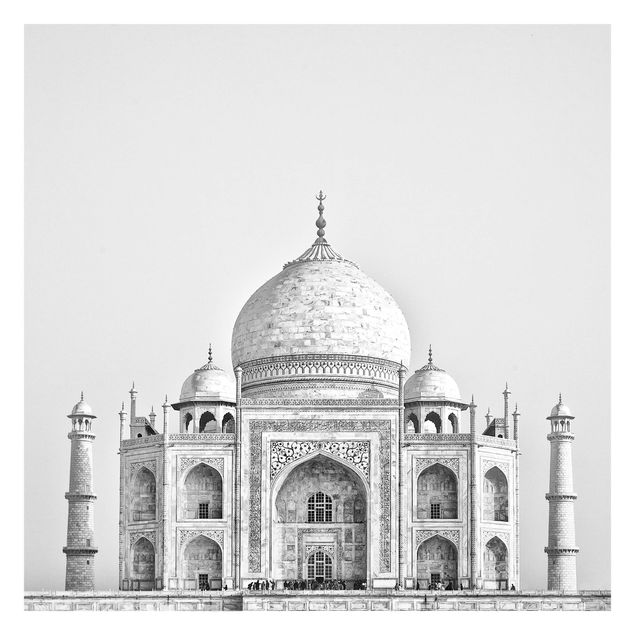 selbstklebende Tapete Taj Mahal in Grau