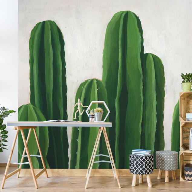Blumentapete Lieblingspflanzen - Kaktus