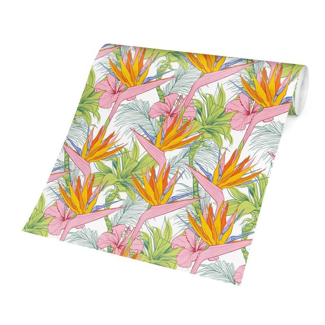 Pattern Design Tropische Pflanzen mit Palme
