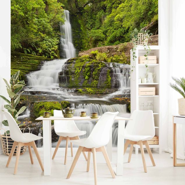 Design Tapeten Upper McLean Falls in Neuseeland
