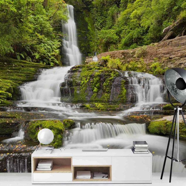 Fototapete Natur Upper McLean Falls in Neuseeland