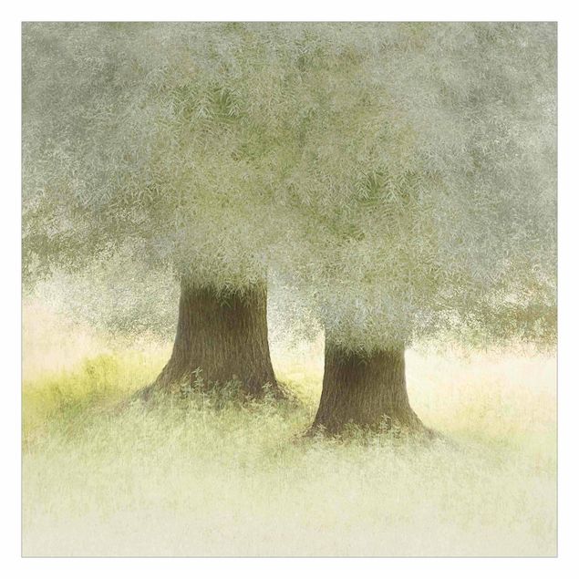 Fototapete - Verträumtes Baumpaar