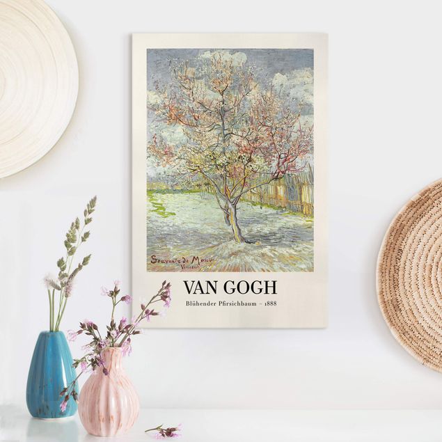 Impressionismus Bilder Vincent van Gogh - Blühender Pfirsichbaum - Museumsedition