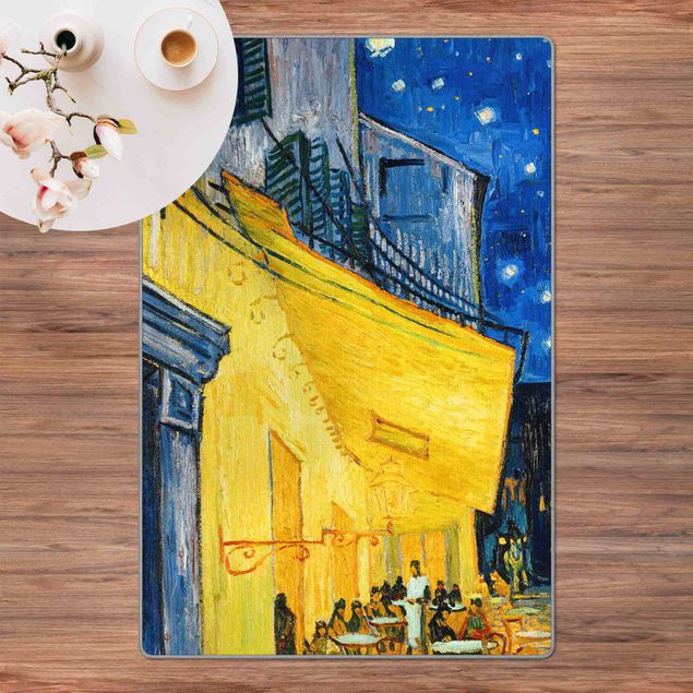 Teppich gelb Vincent van Gogh - Café-Terrasse in Arles