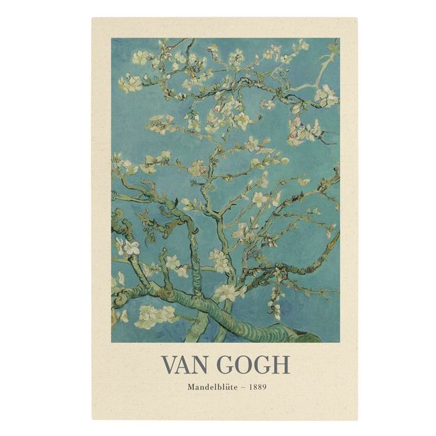 Leinwandbild Natur - Vincent van Gogh - Mandelblüte - Museumsedition - Hochformat 2:3