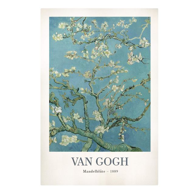 Leinwandbild - Vincent van Gogh - Mandelblüte - Museumsedition - Hochformat 2:3