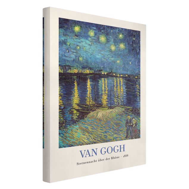 Leinwandbilder kaufen Vincent van Gogh - Sternennacht - Museumsedition