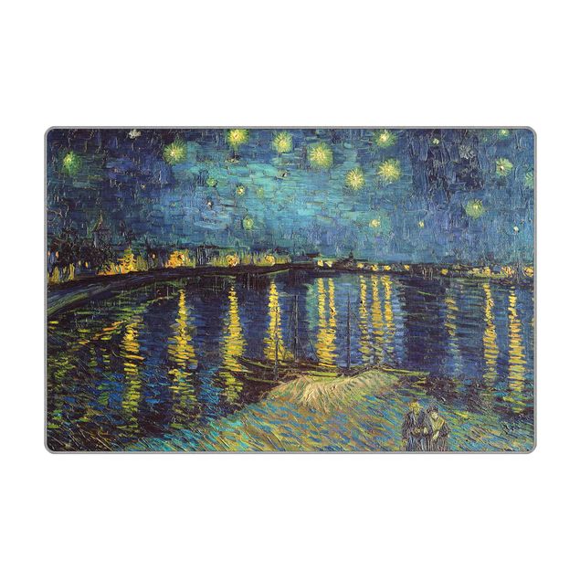Teppich - Vincent van Gogh - Sternennacht über der Rhône