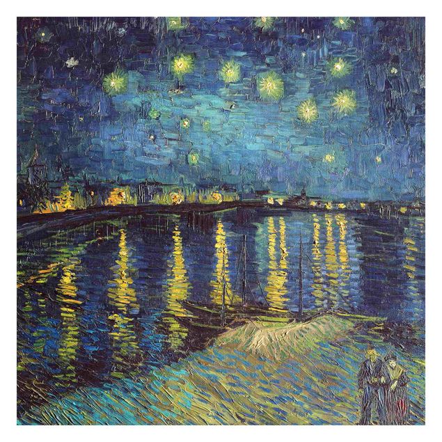 Van Gogh Gemälde Vincent van Gogh - Sternennacht über der Rhône