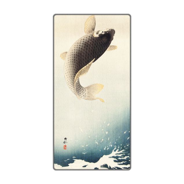 Teppich - Vintage Illustration Asiatische Fische II