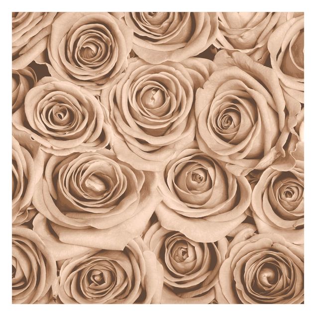 schöne Tapeten Vintage Rosen