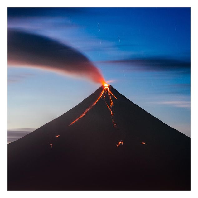 Fototapete selbstklebend Vulkan