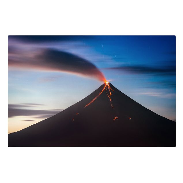 schöne Leinwandbilder Vulkan